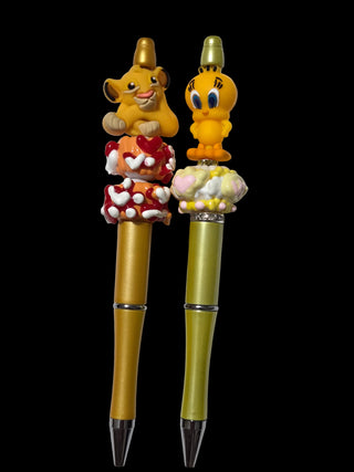 Focal beaded pens