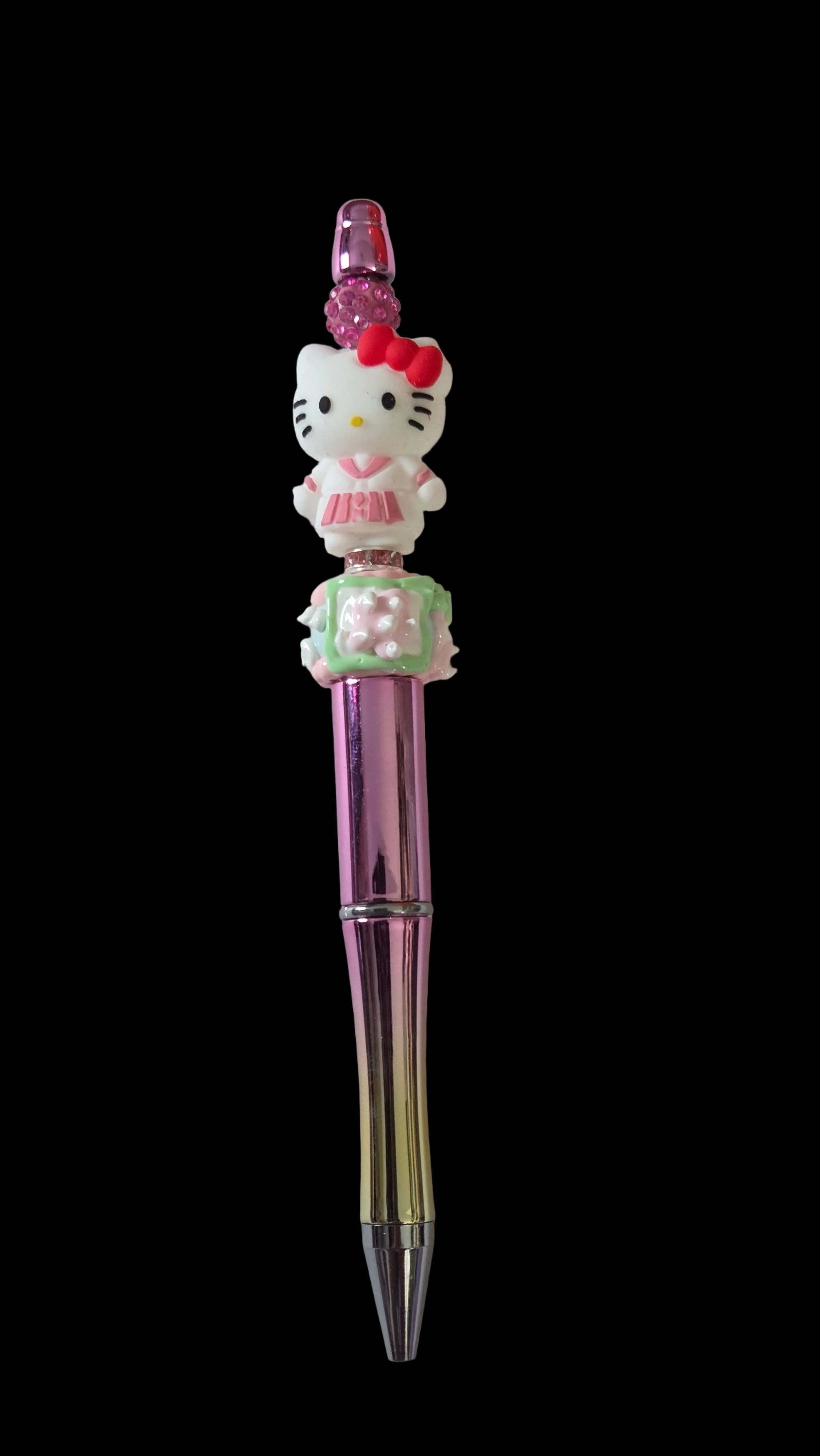 Purple and pink pens