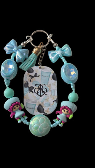 Blue cartoon Keychains
