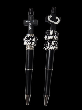 Focal beaded pens