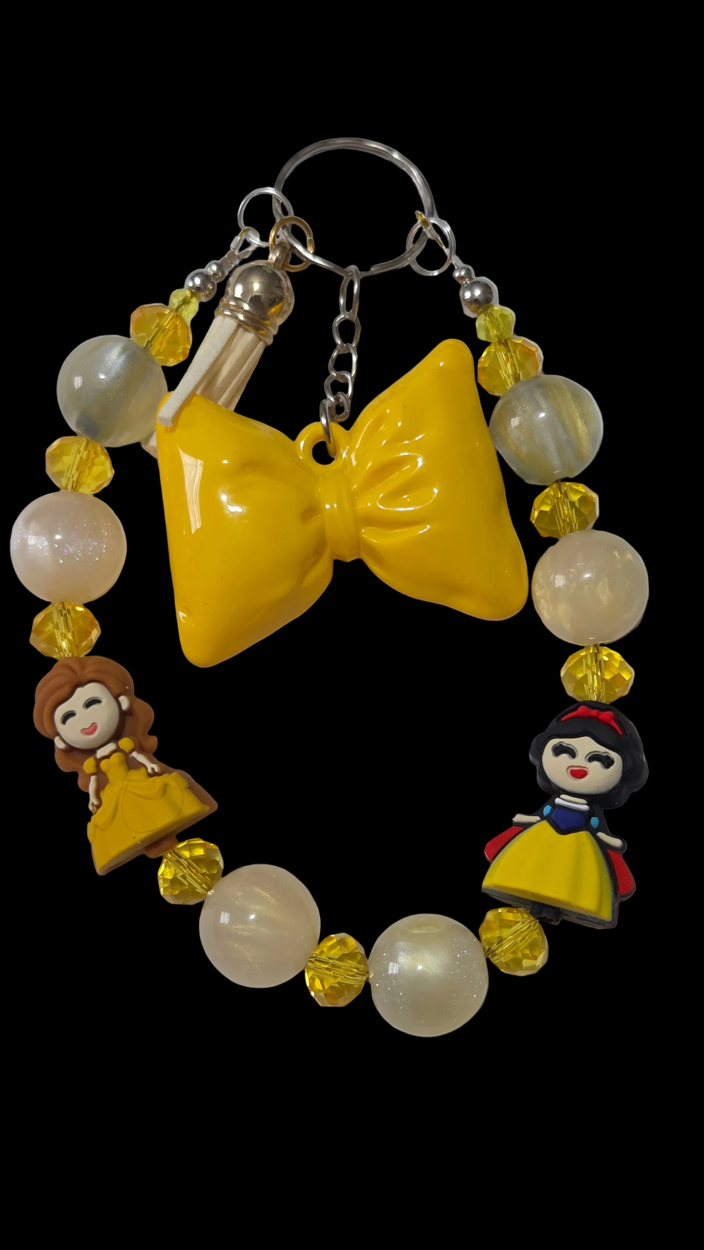 Cartoon yellow Keychains