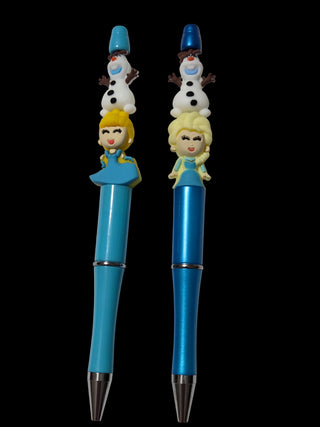 Focal beaded pens