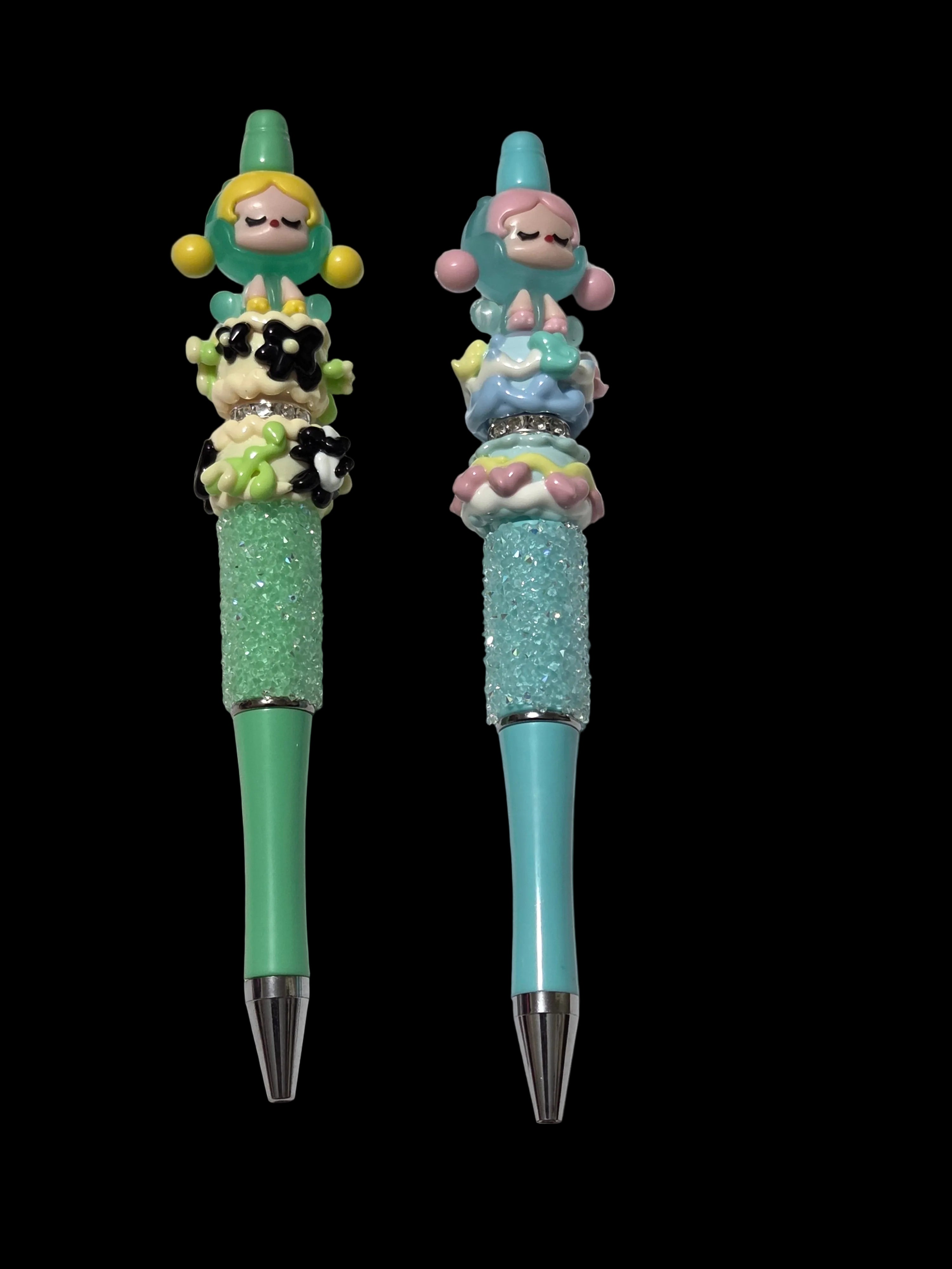 Cartoon beaded pens