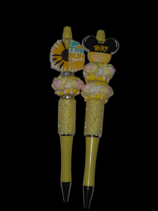 Focal beaded pens