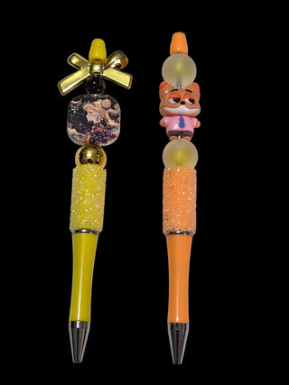Cartoon beaded pens