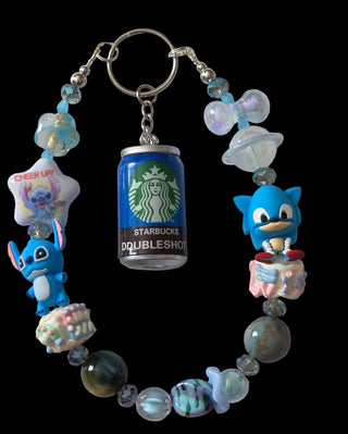Blue cartoon Keychains