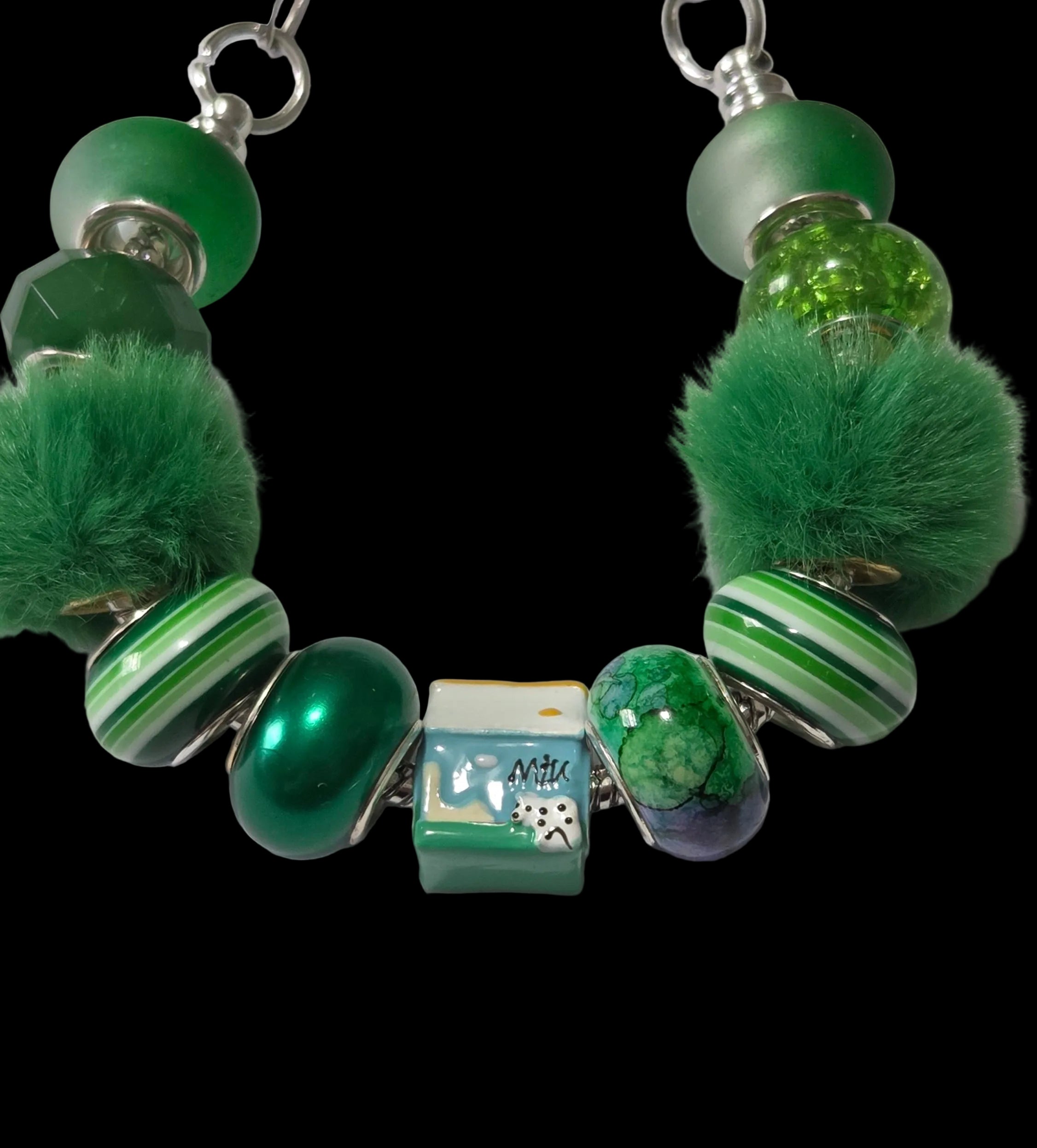 Pandora style cartoon bracelet