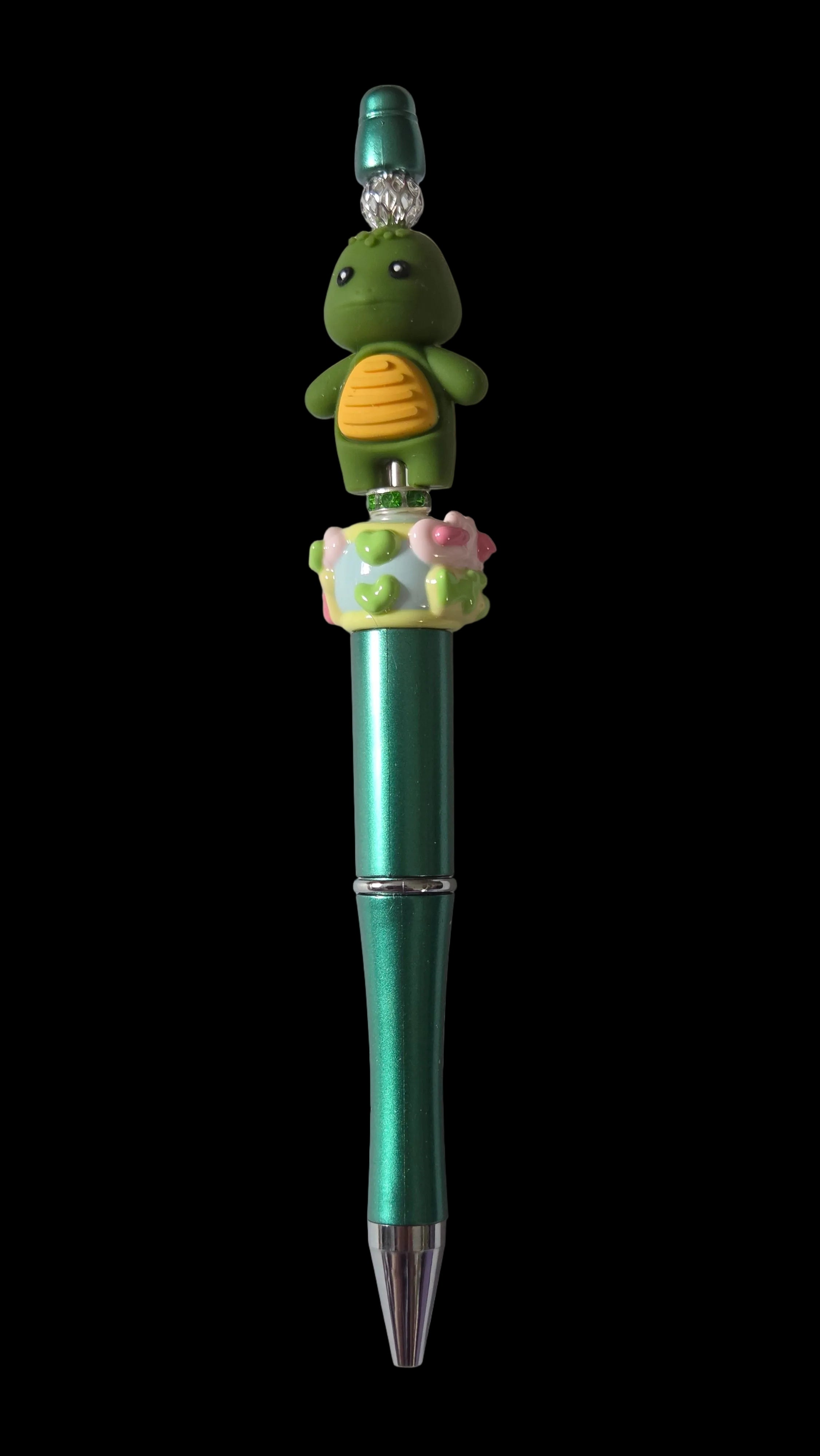 Green and blue  pens