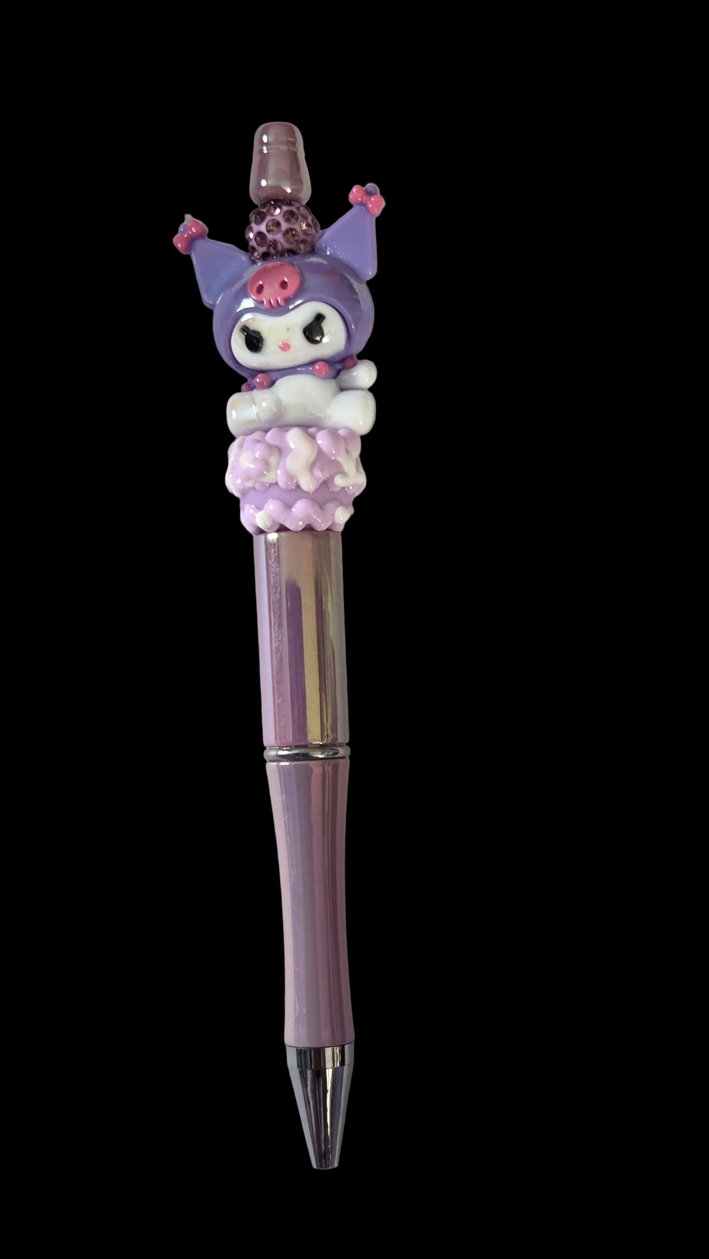 Purple and pink pens