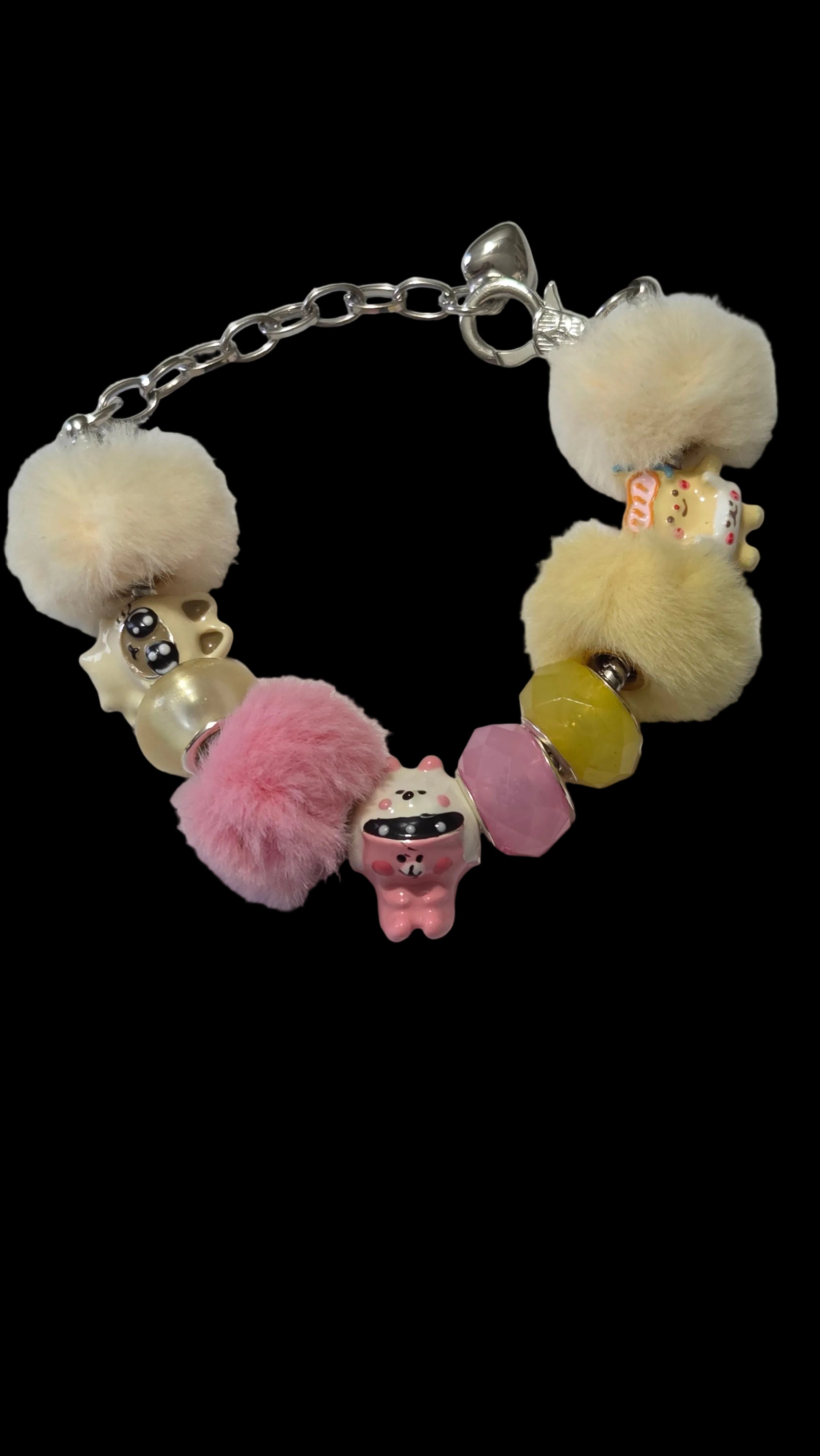 Pandora style cartoon bracelet
