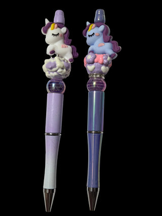 Focal beaded pens