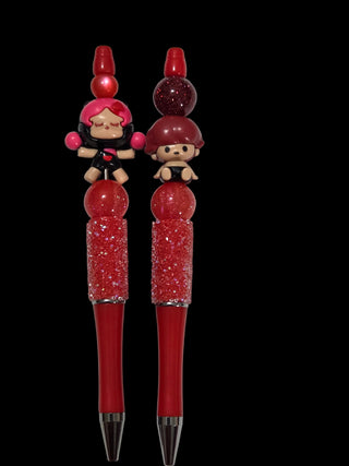 Cartoon beaded pens