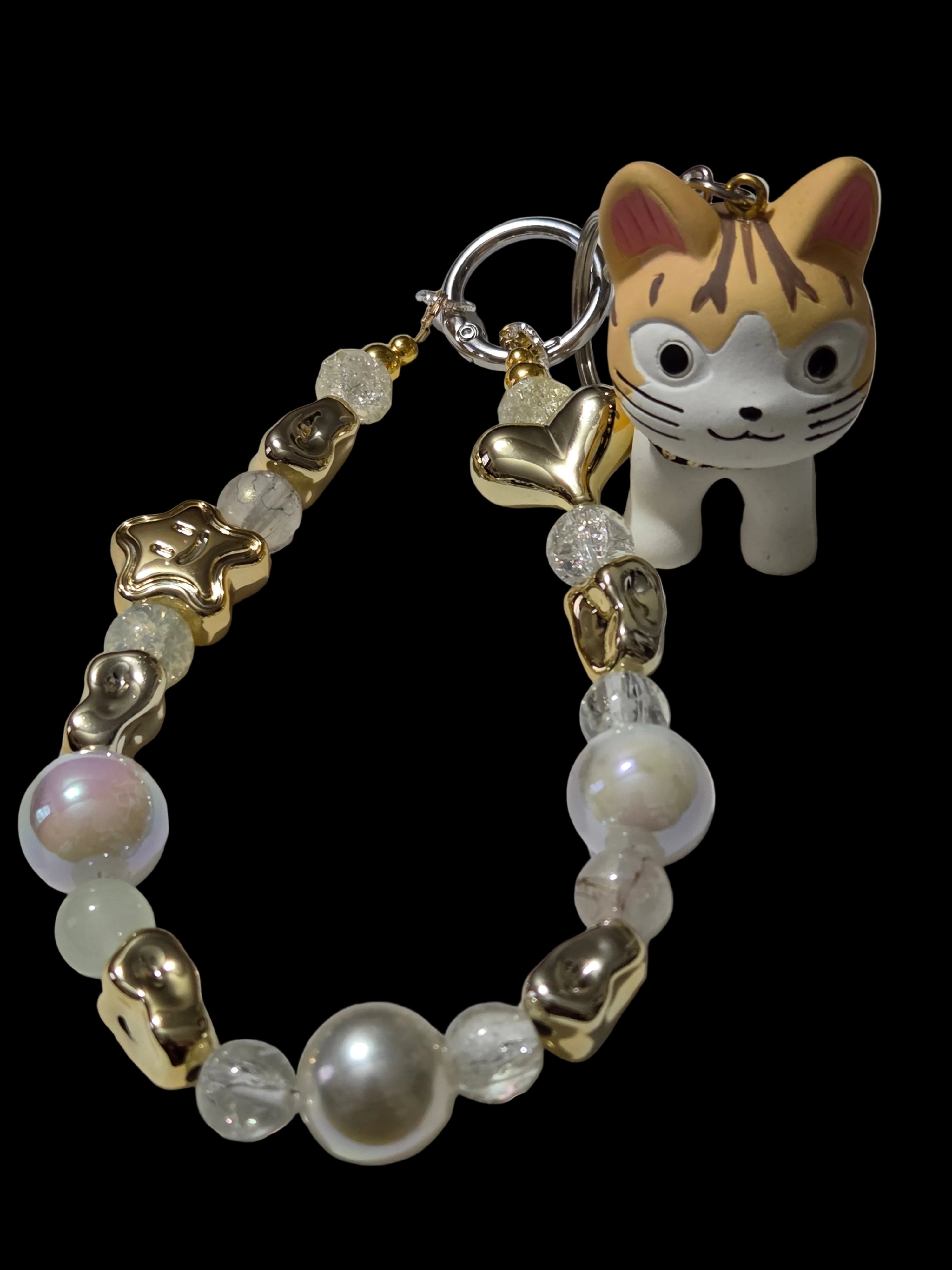 Yellow , gold 3d figure Keychains