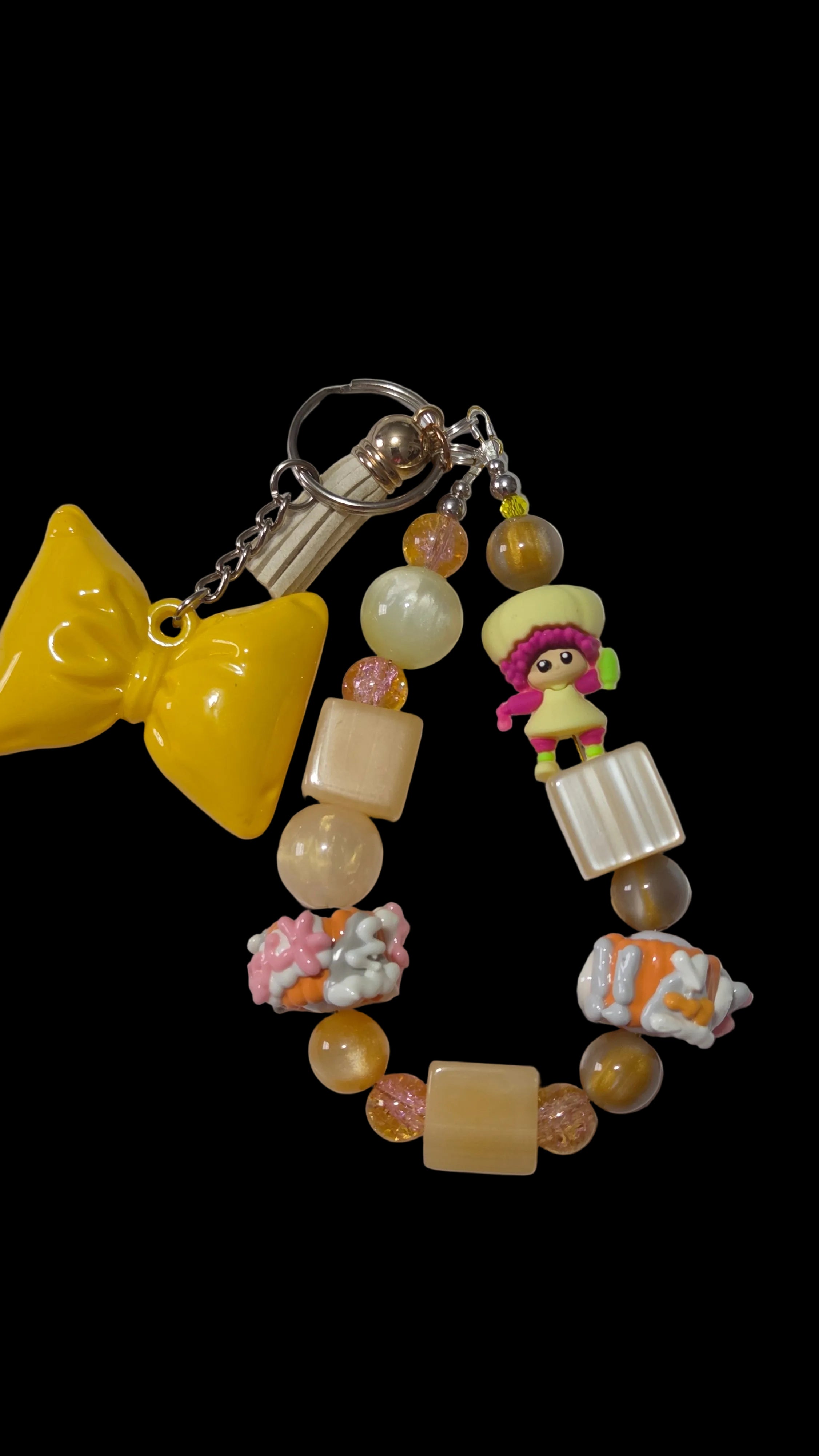 Cartoon yellow Keychains