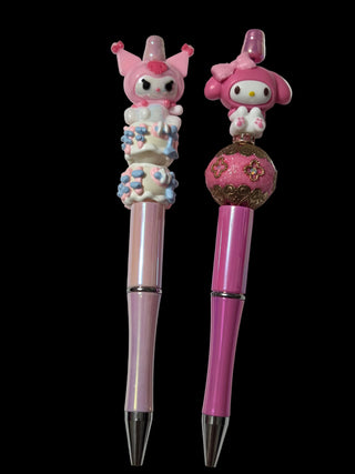 Focal beaded pens