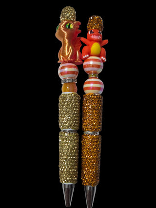 Focal beaded pens