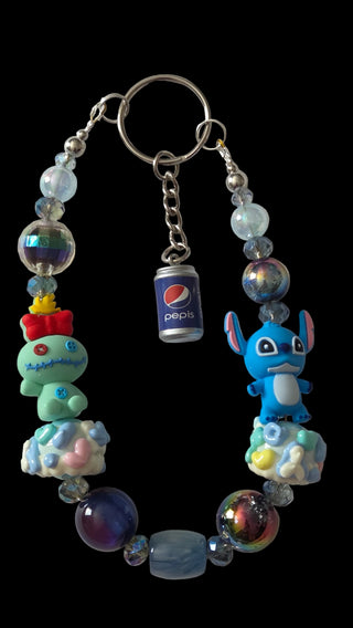 Blue cartoon Keychains