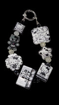 Black and white hello kitty Keychains