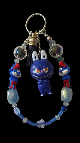Blue cartoon Keychains