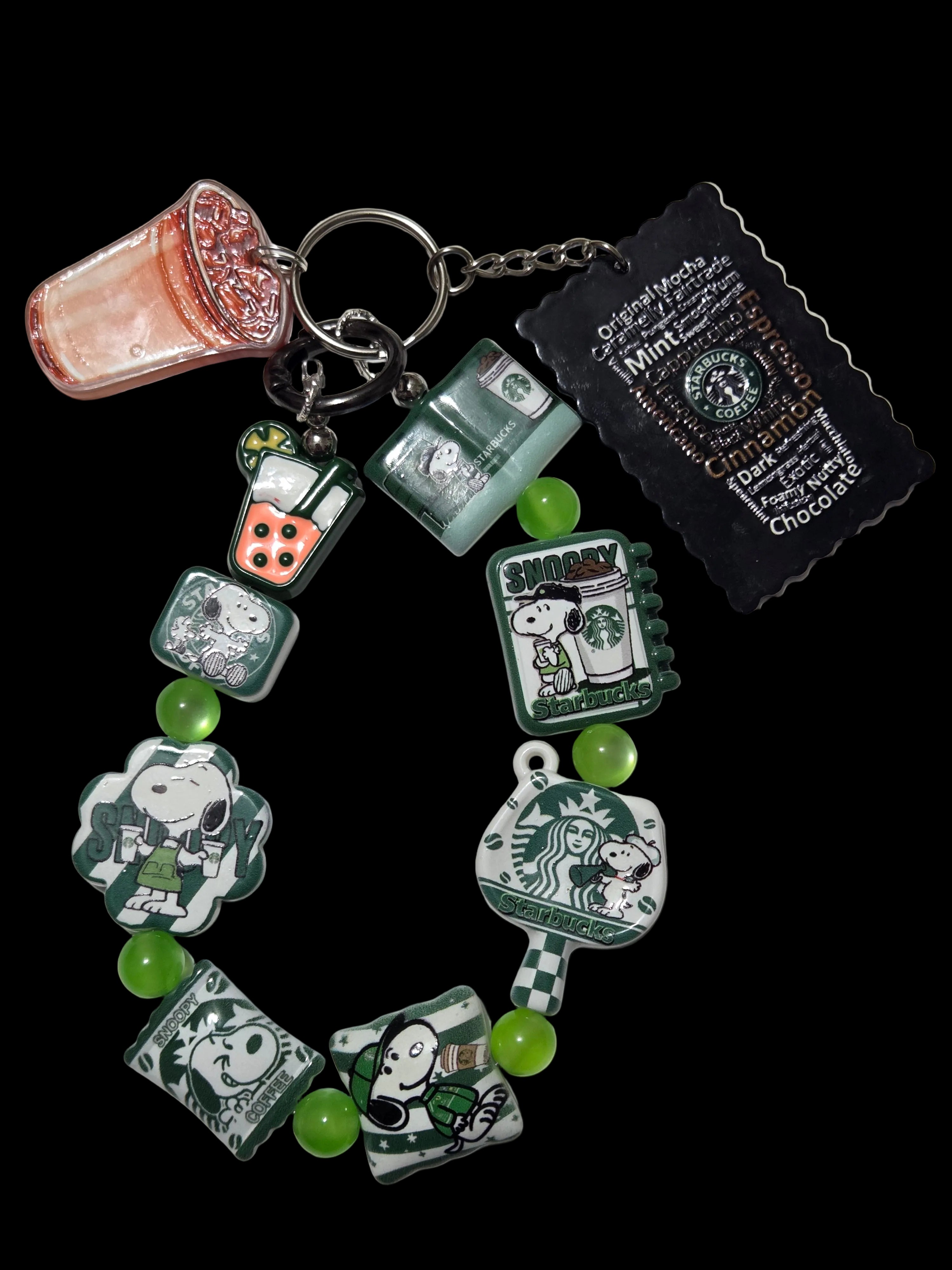 Snoopy Starbucks Keychains