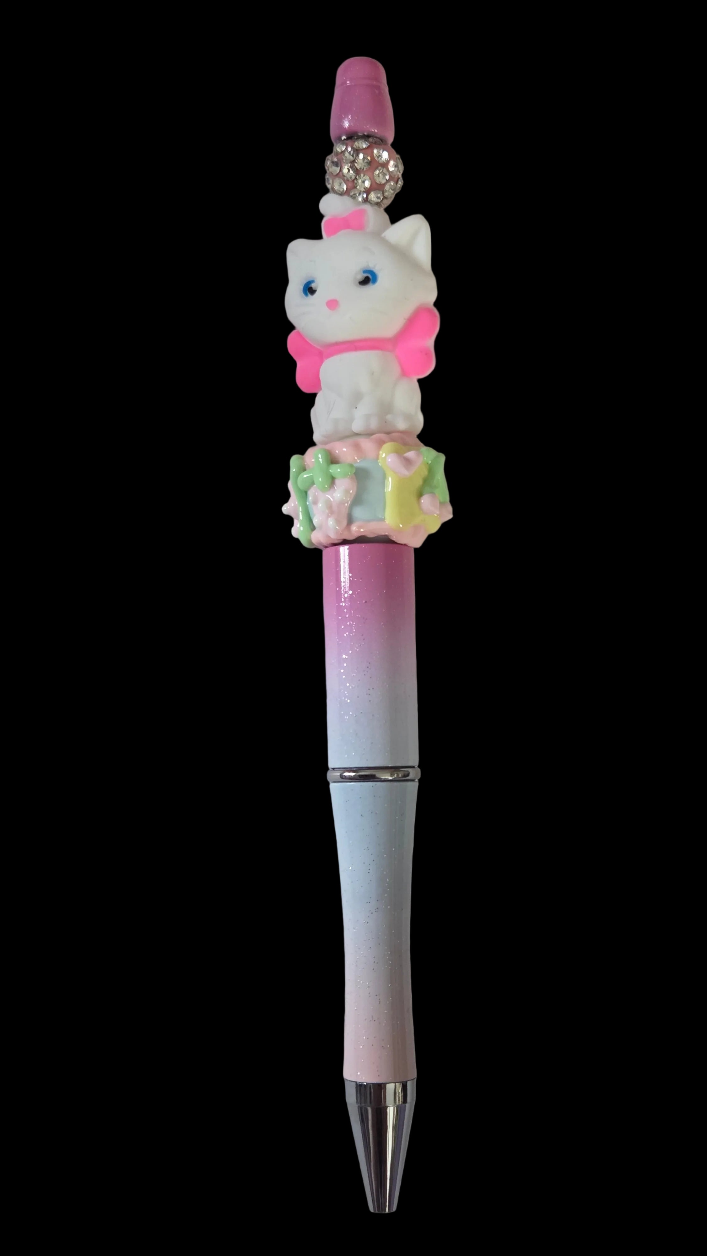 Purple and pink pens