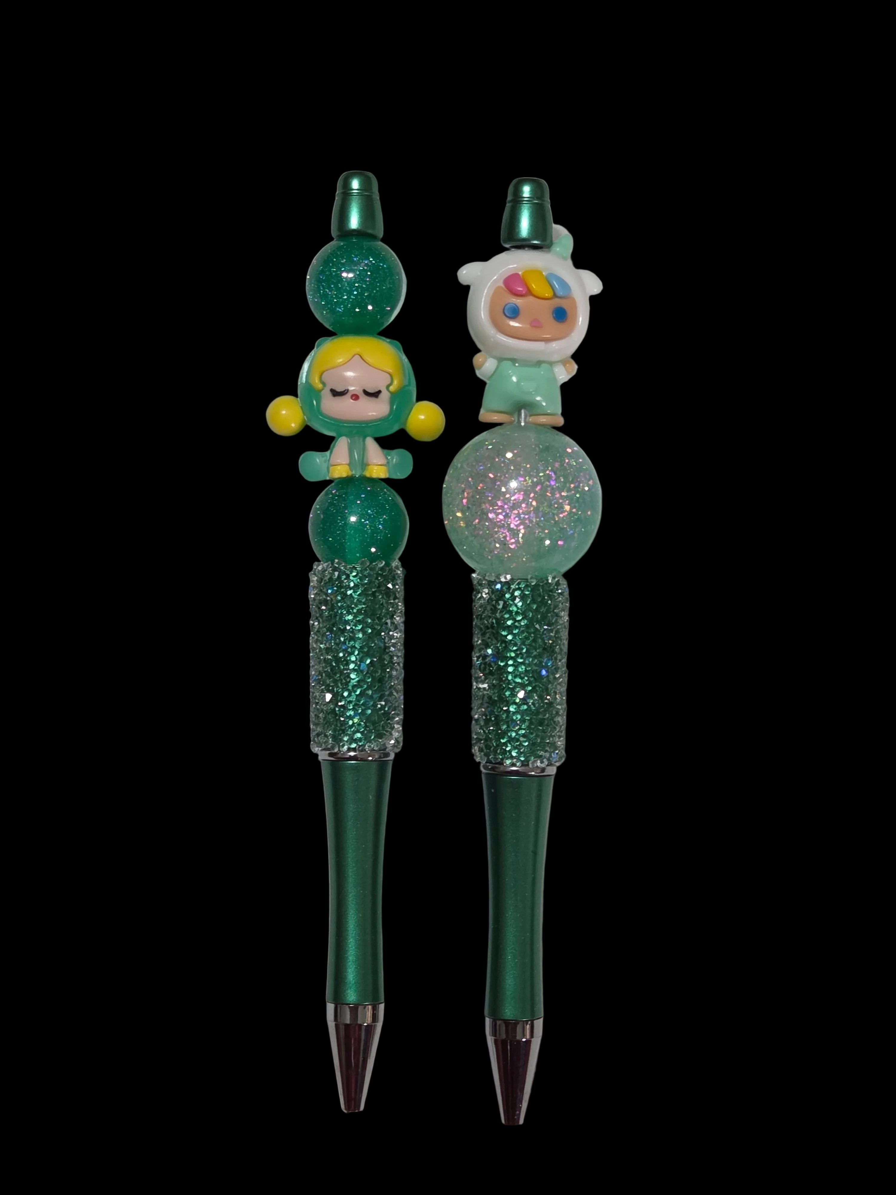Cartoon beaded pens