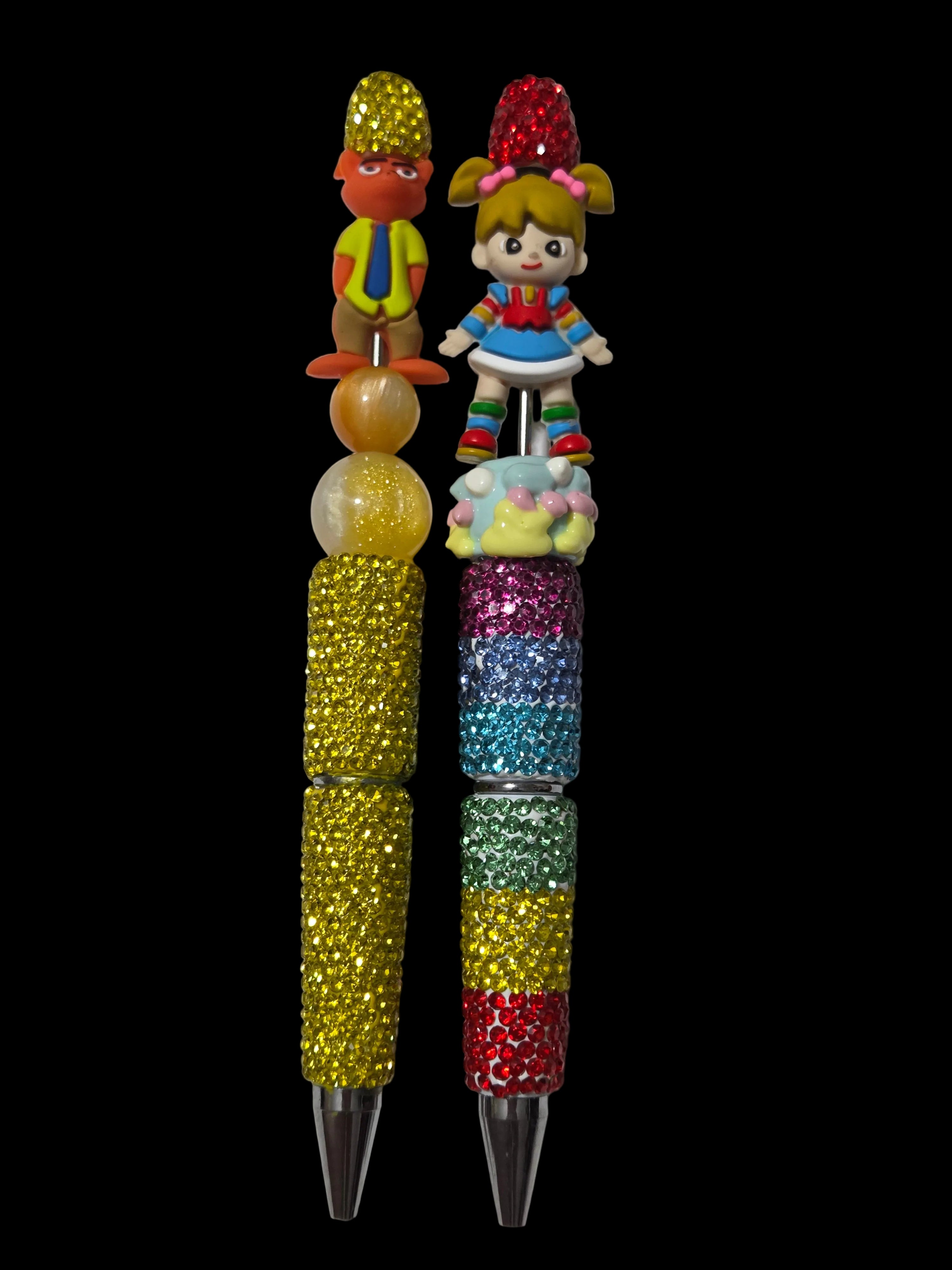Focal beaded pens