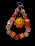 Orange and brown 3d figure Keychains