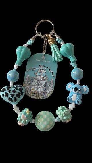 Blue cartoon Keychains