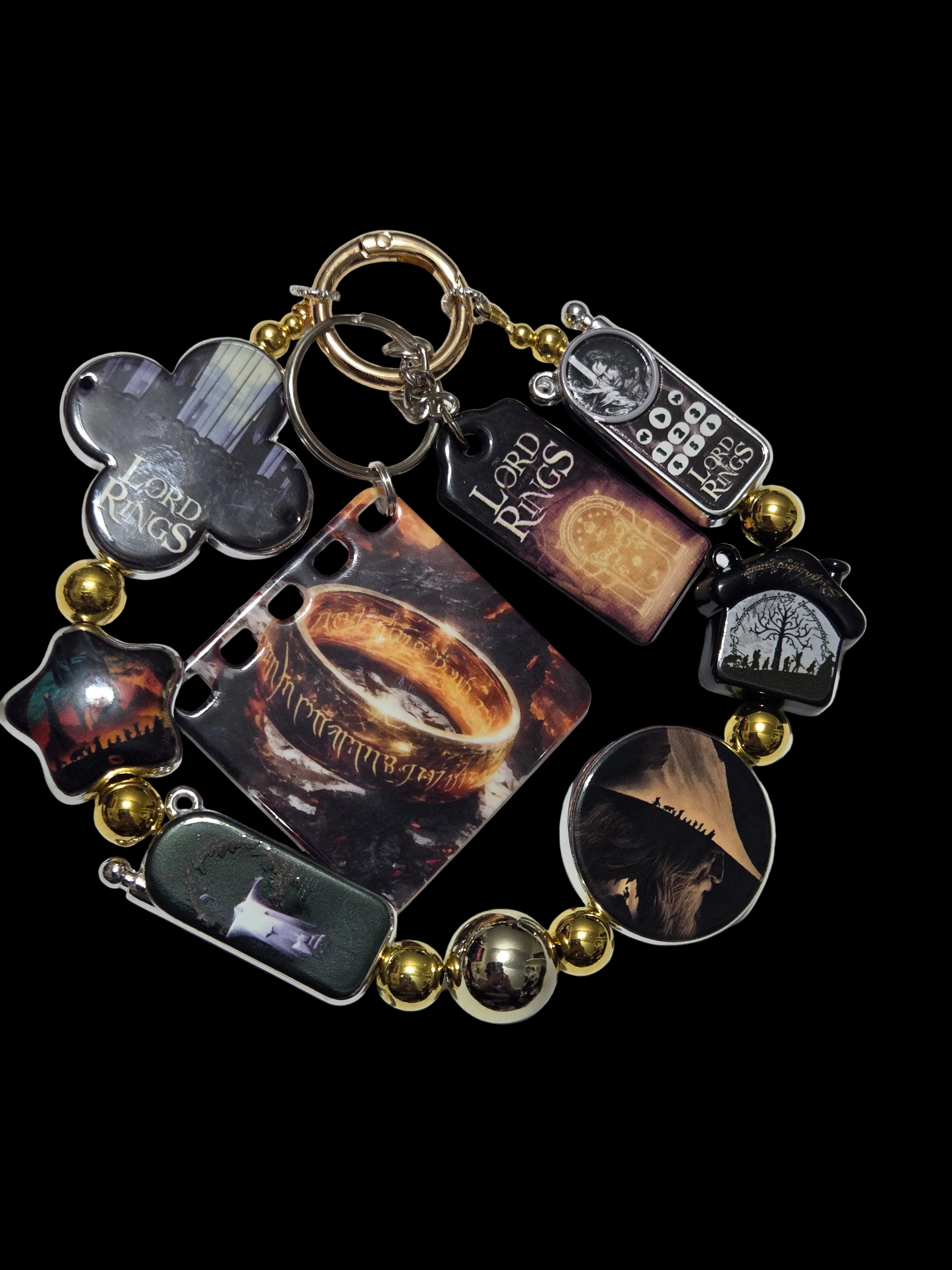 Lord of the rings Beaded Keychains