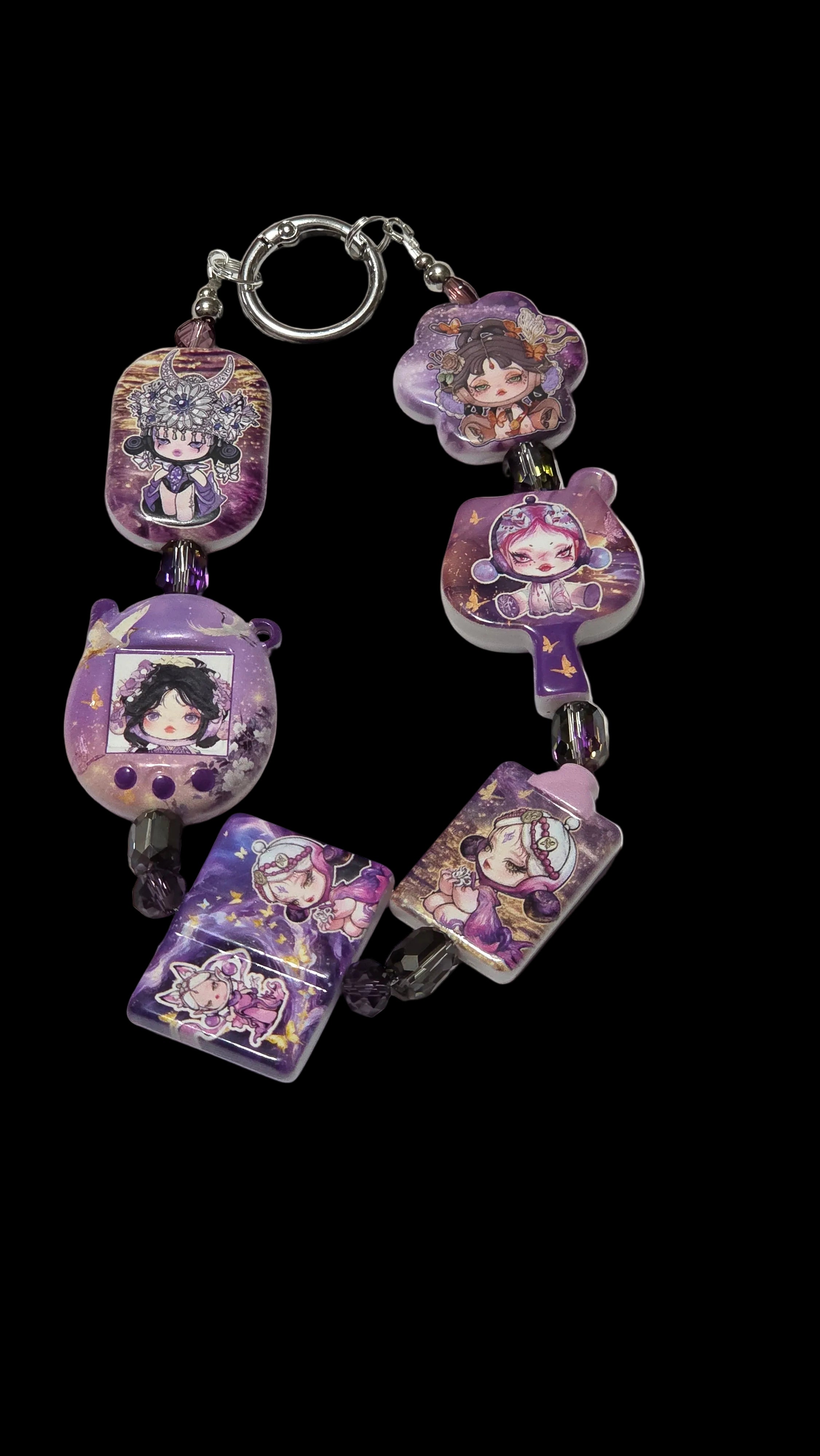 Skull panda Keychains