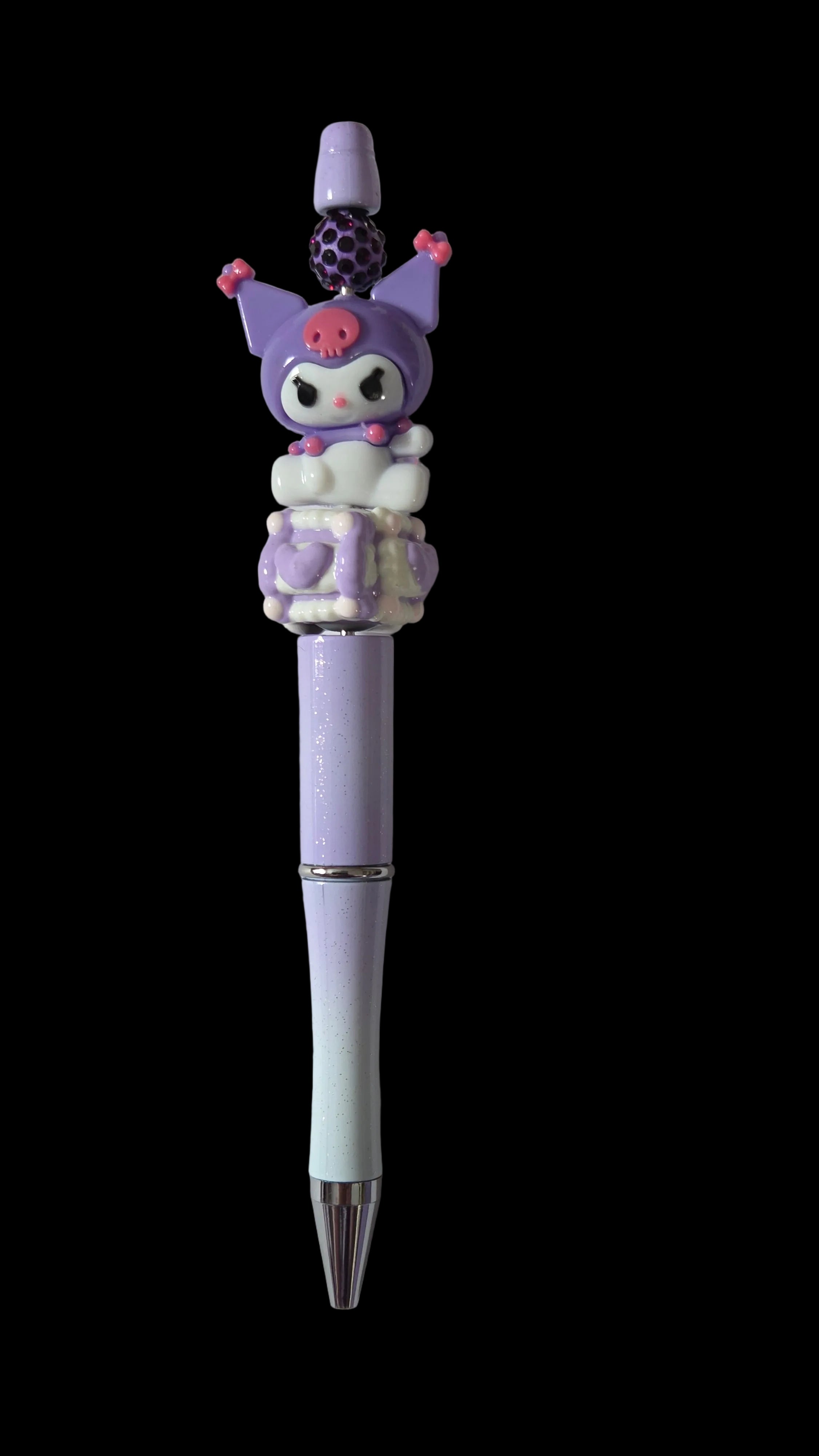 Purple and pink pens