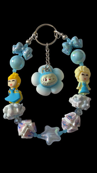 Blue cartoon Keychains