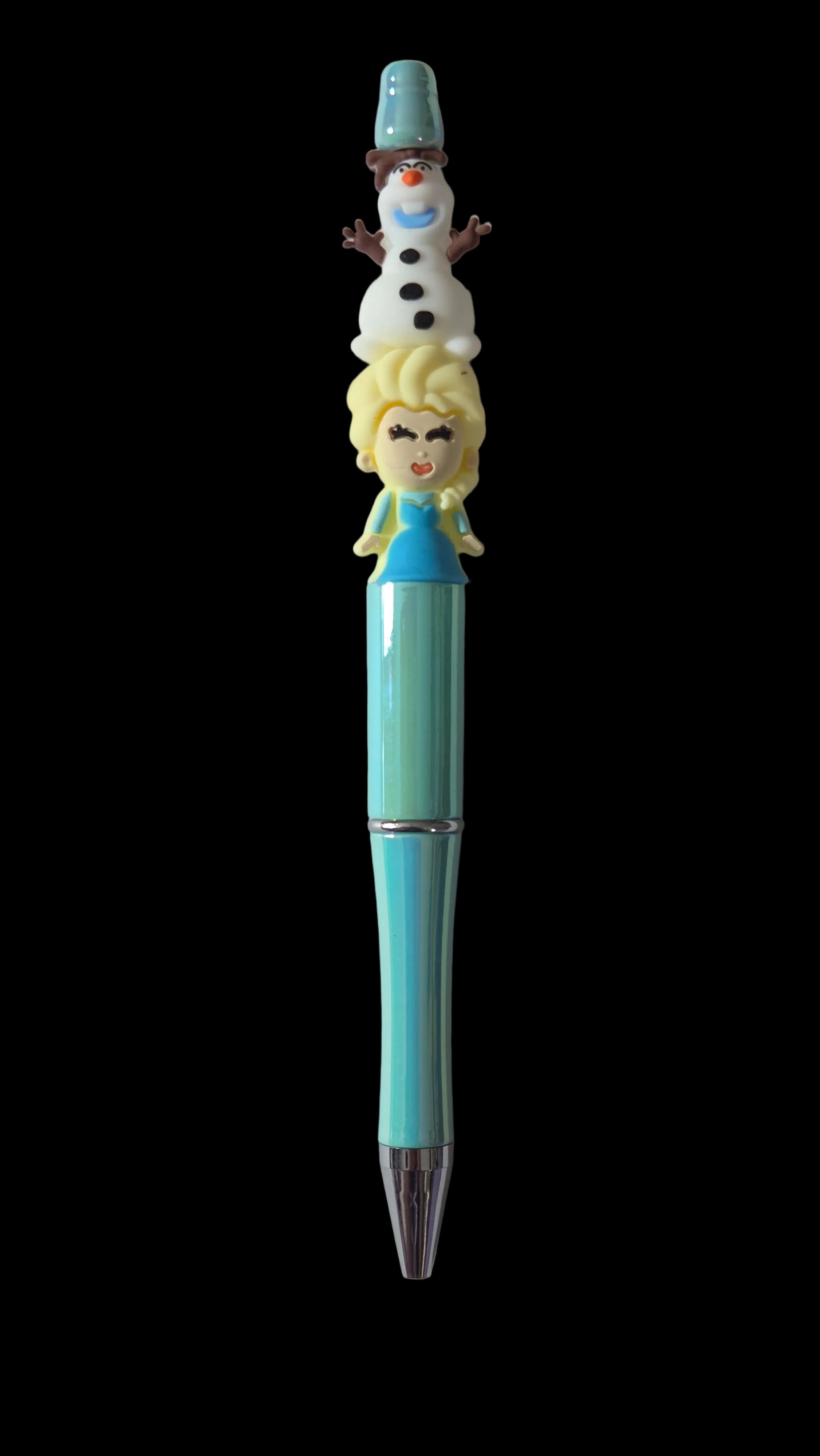 Green and blue  pens