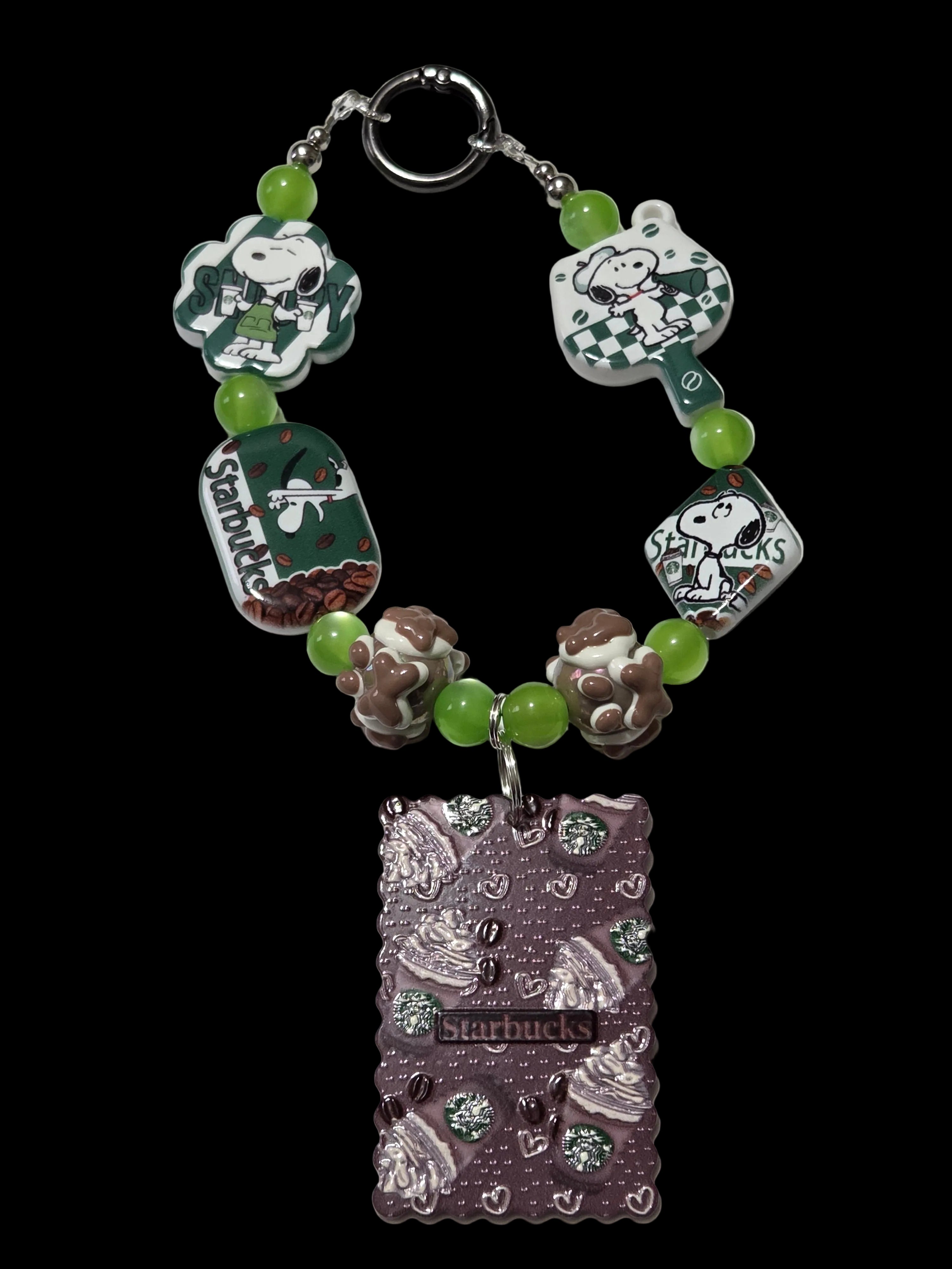 Snoopy Starbucks Keychains