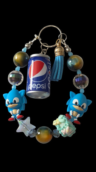 Blue cartoon Keychains