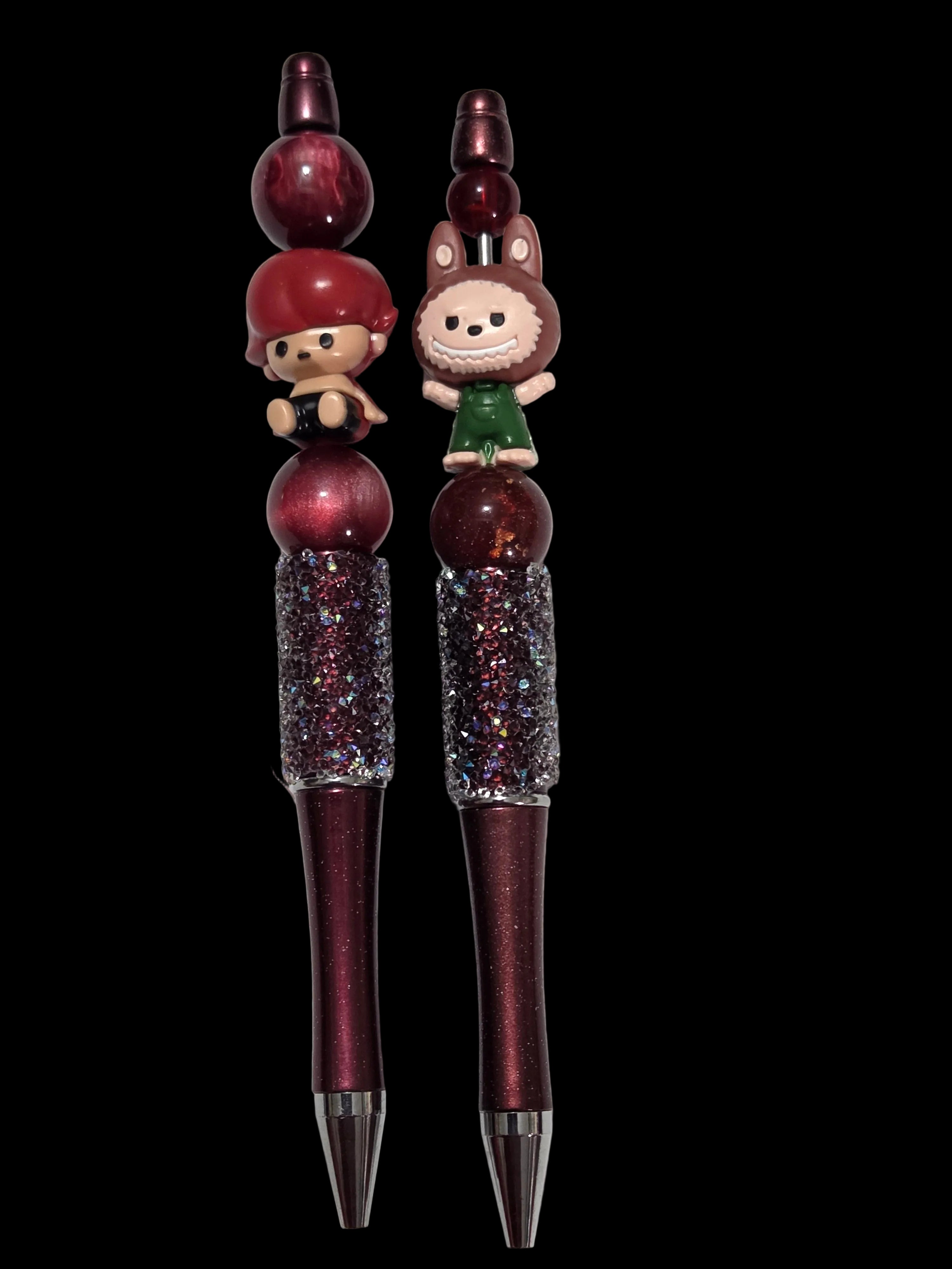 Cartoon beaded pens
