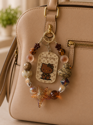 Lepoard Hello kitty Keychains