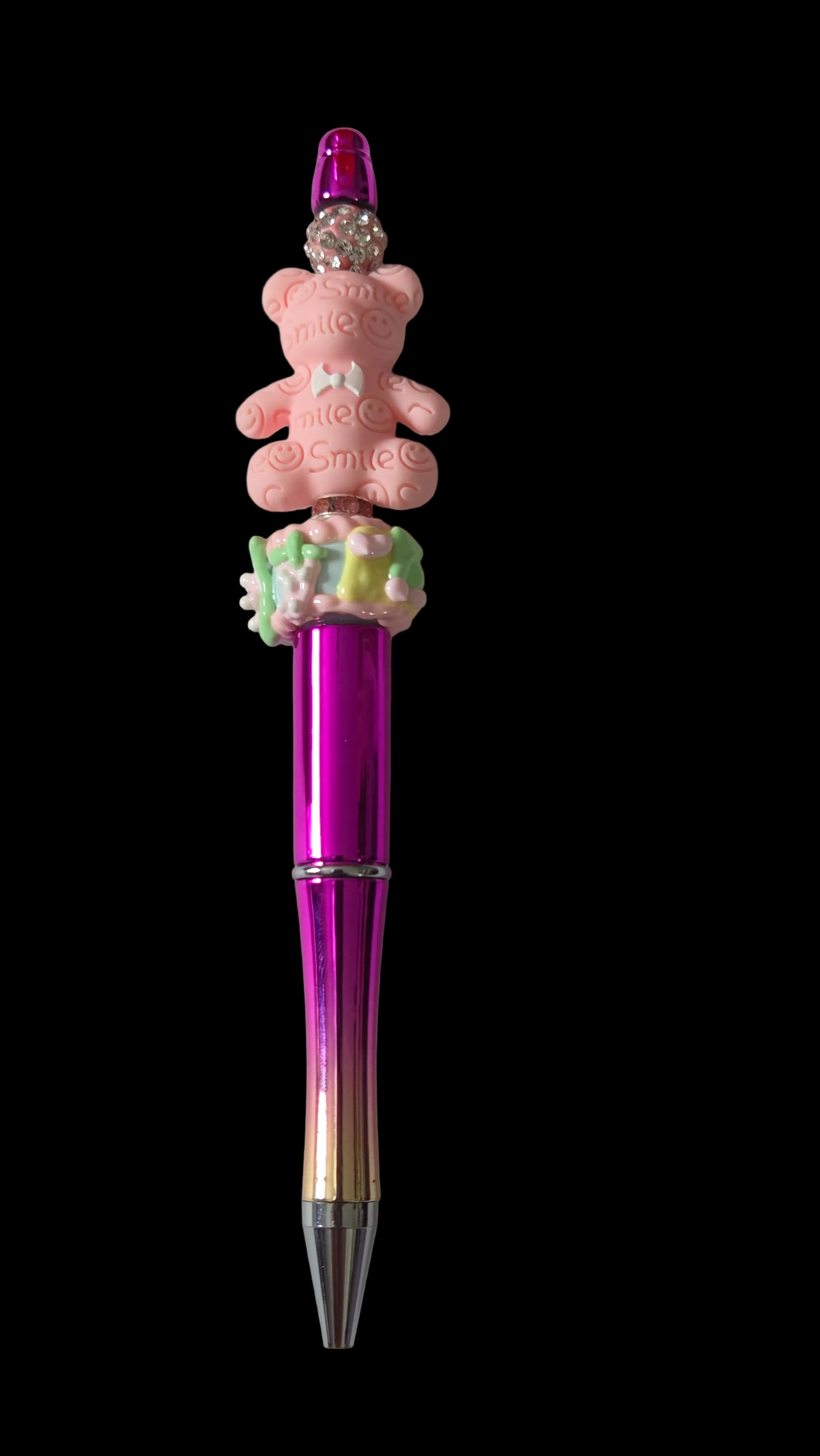 Purple and pink pens