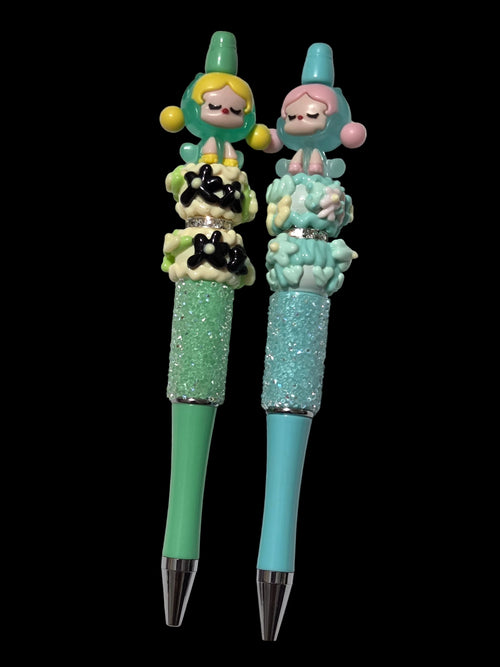 Cartoon beaded pens