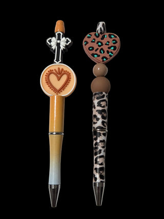 Focal beaded pens