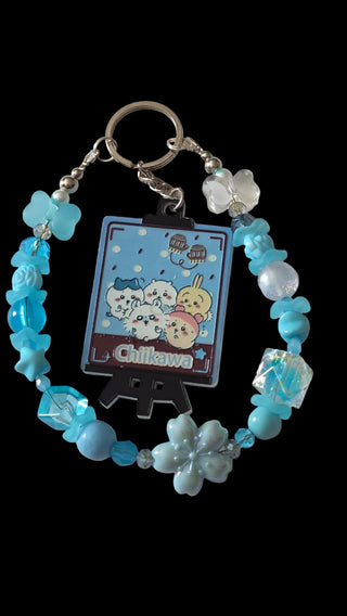 Blue cartoon Keychains