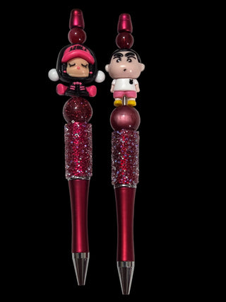 Cartoon beaded pens