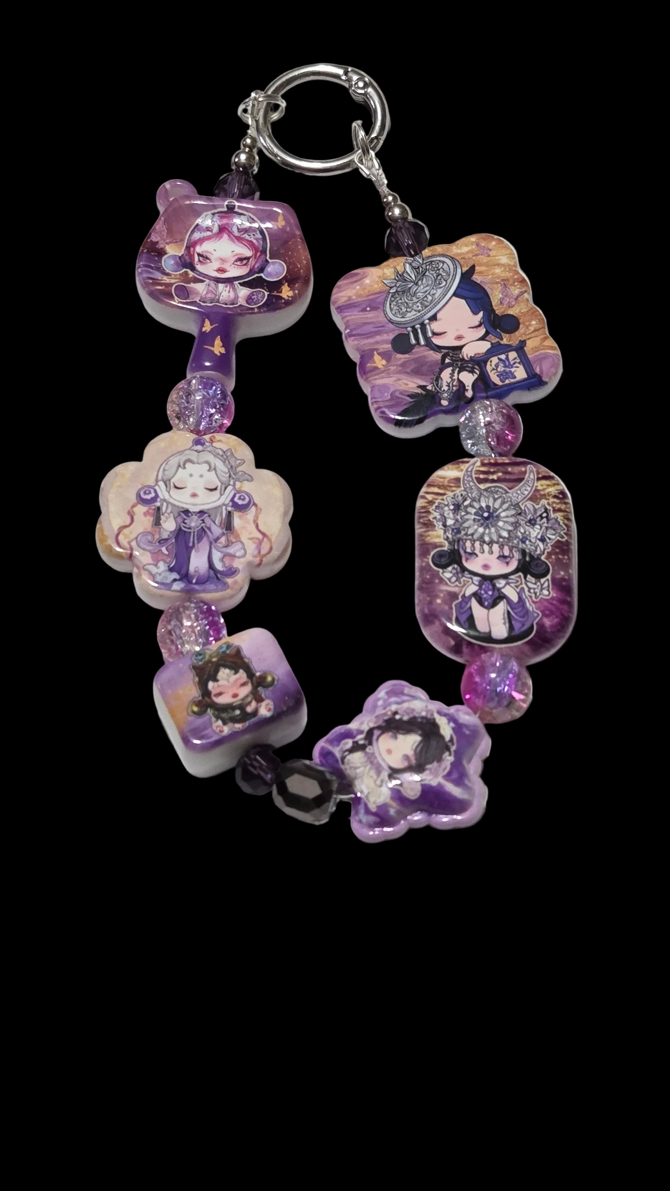 Skull panda Keychains