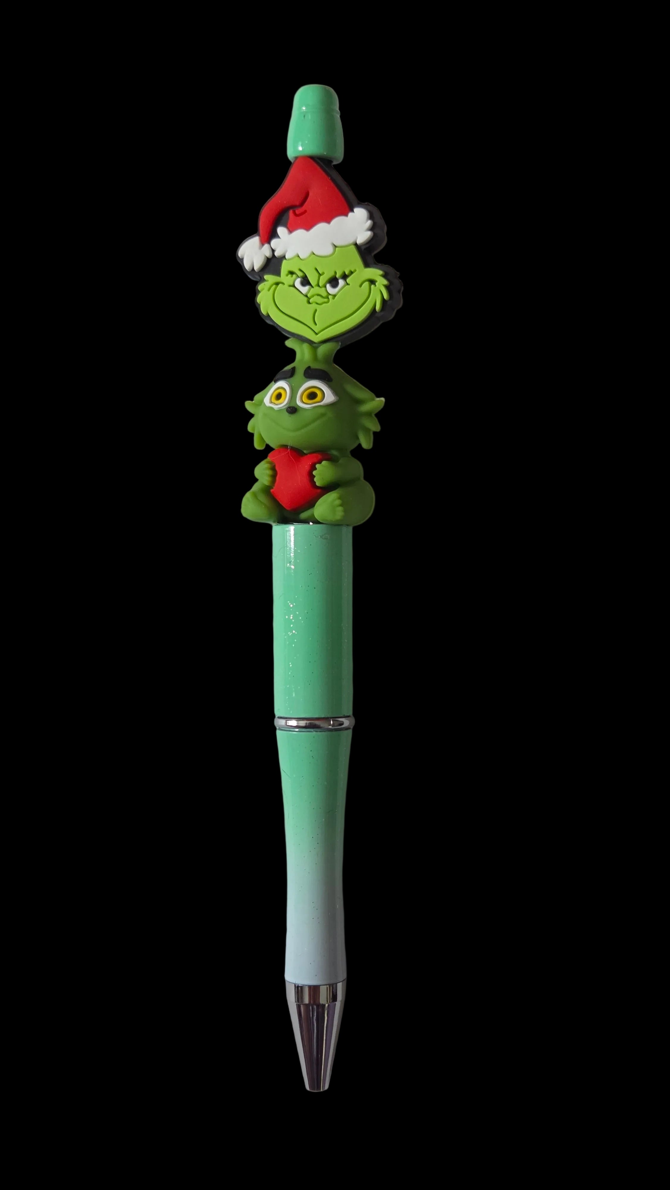 Green and blue  pens