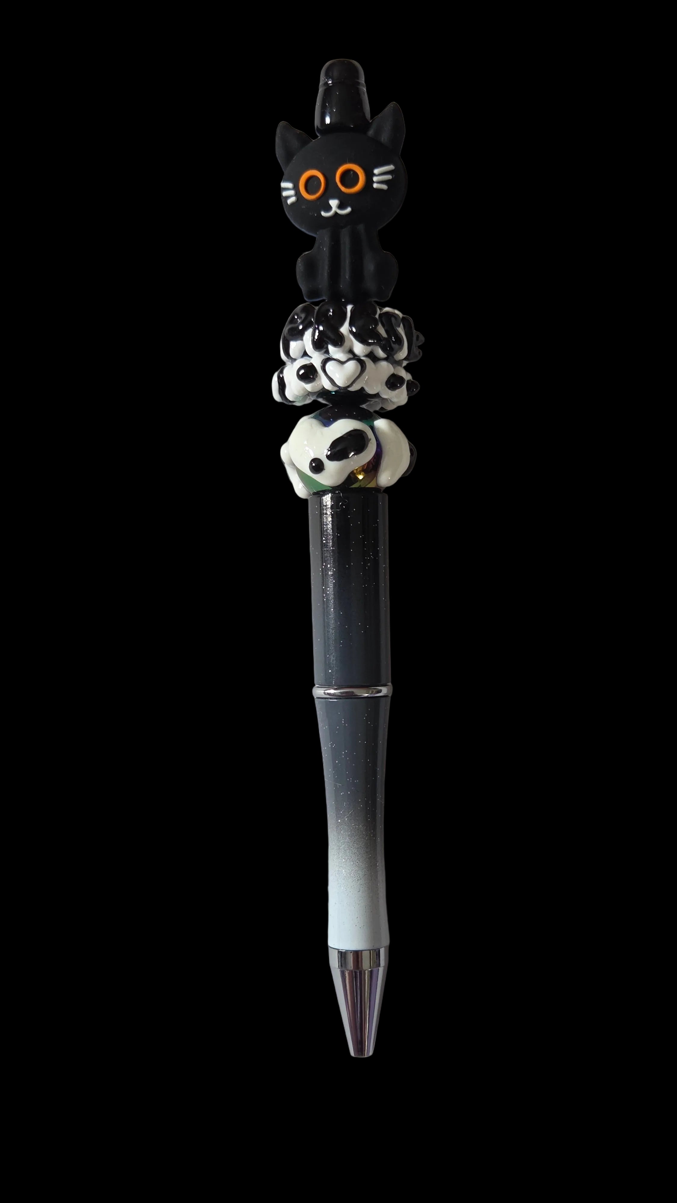 Black and white pens
