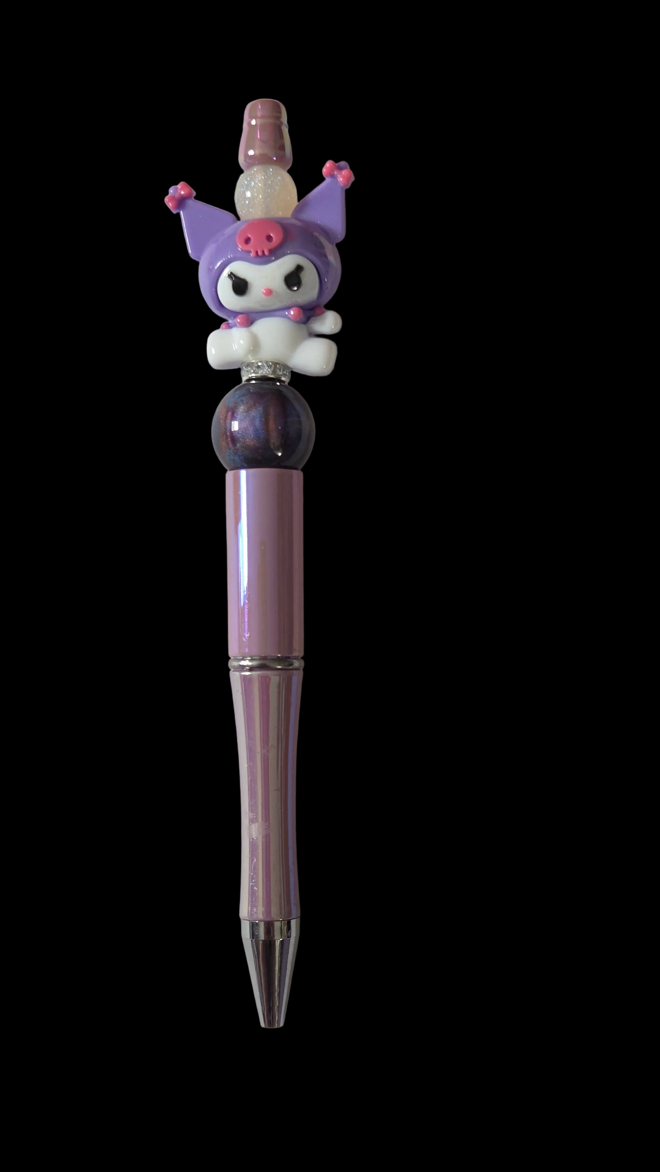 Purple and pink pens