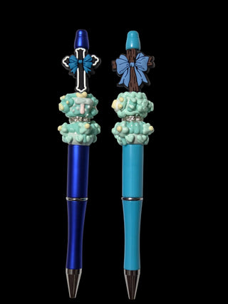 Focal beaded pens