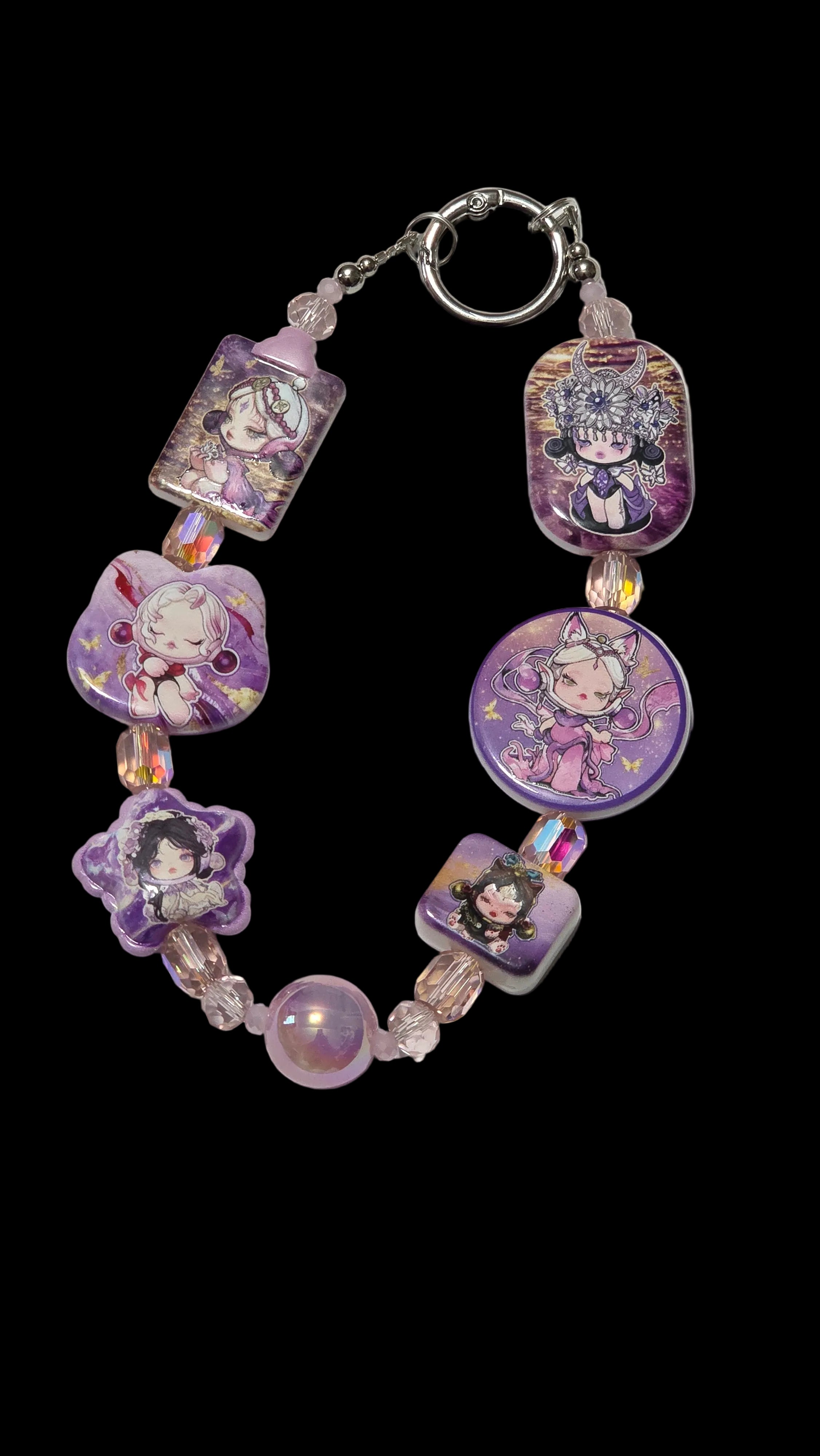 Skull panda Keychains