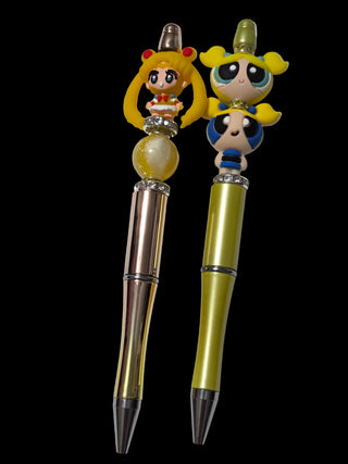 Focal beaded pens